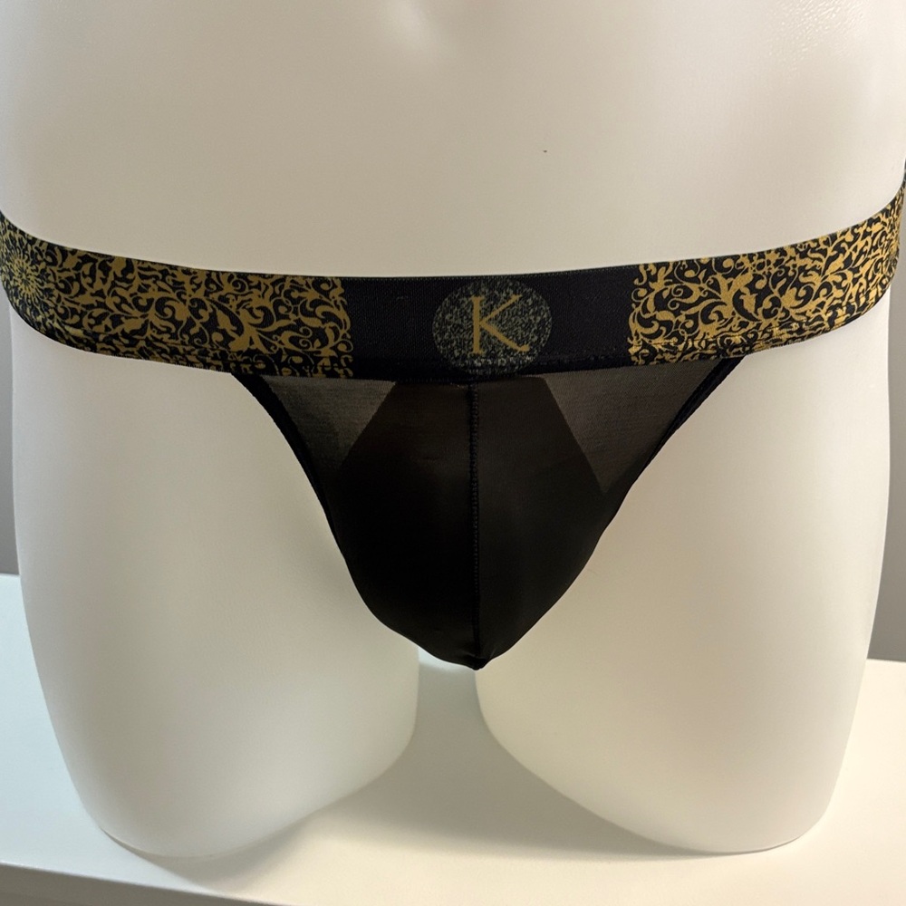 Black and Gold Men's Briefs